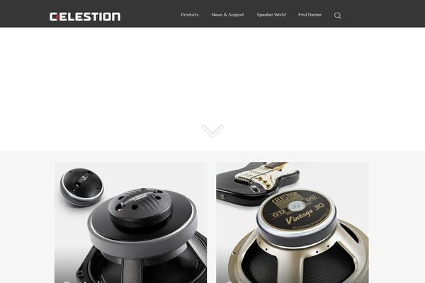 celestion.com site used Celestion