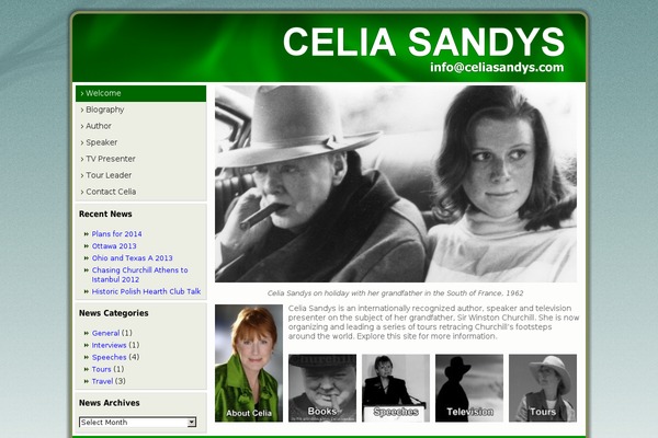celiasandys.com site used Celia_sandys_theme_v1