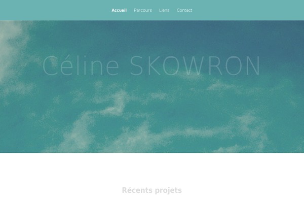 celine-skowron.fr site used Lyra