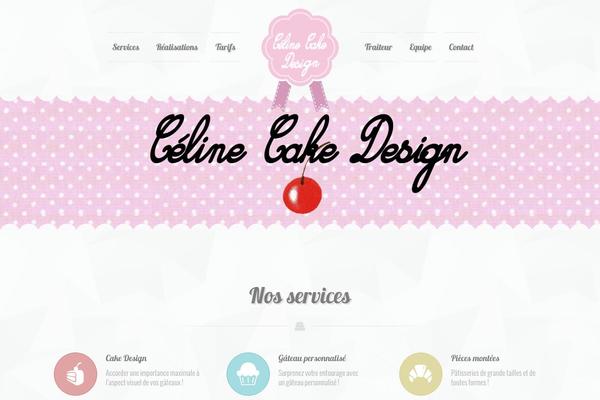 celinecakedesign.com site used Sweet-cake