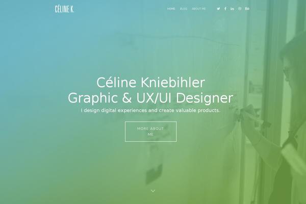 Salient theme site design template sample