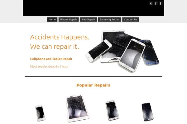 WordPress website example screenshot