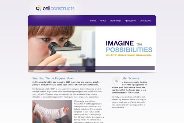 cellconstructs.com site used Designagency