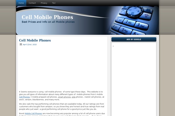 WordPress website example screenshot