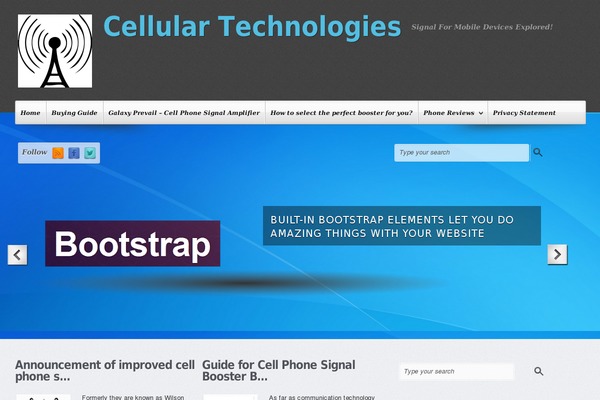WordPress website example screenshot