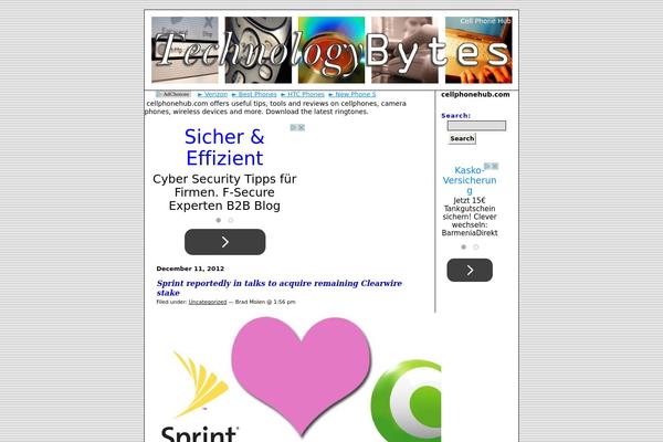 WordPress website example screenshot