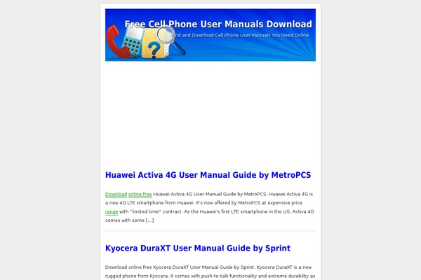 cellphoneusermanualsz.com site used Without-noise-theme