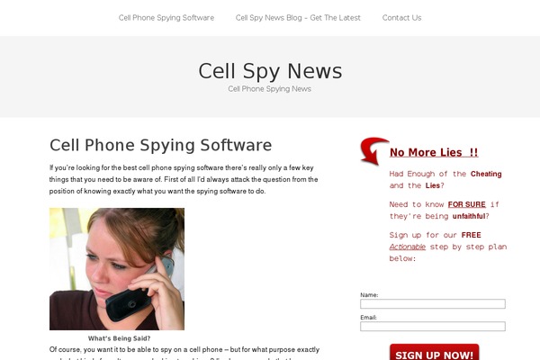 WordPress website example screenshot