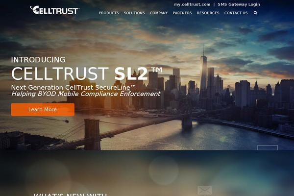 celltrust.com site used Twenty Thirteen