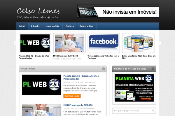Parabola theme site design template sample