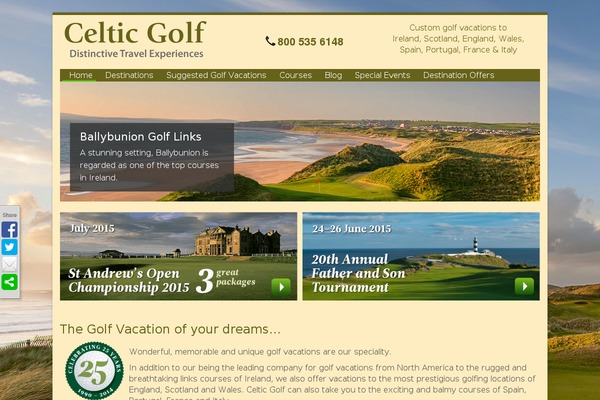 celticgolf.com site used Celticgolf