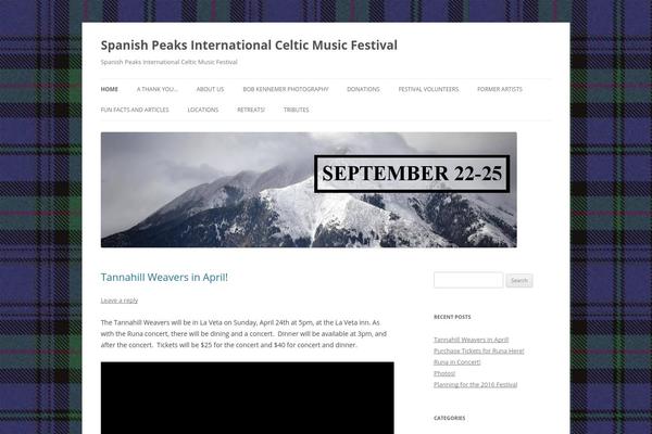 Twenty Twelve theme site design template sample