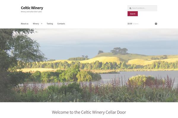 celticwinery.com site used Storefront-custom