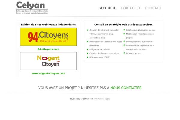 celyan.com site used Theme-celyan