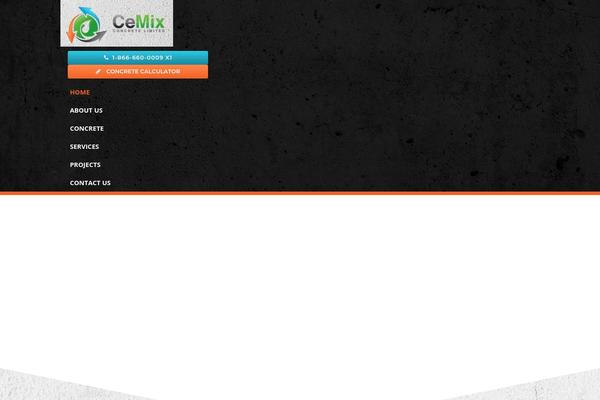 cemix.ca site used Cemix