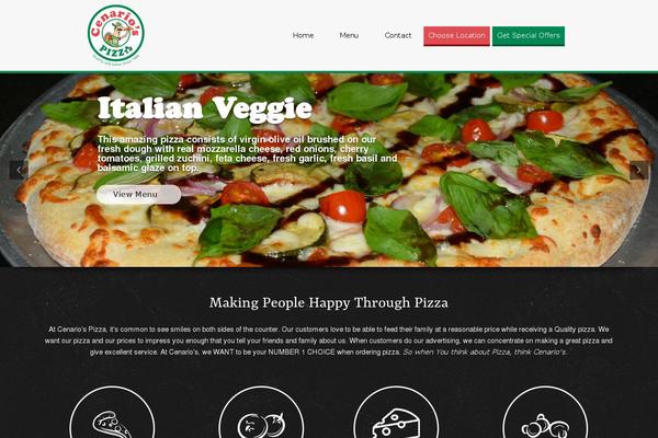 cenariospizza.com site used Wp_pizzeria