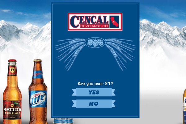 cencalbeverage.com site used Cencal