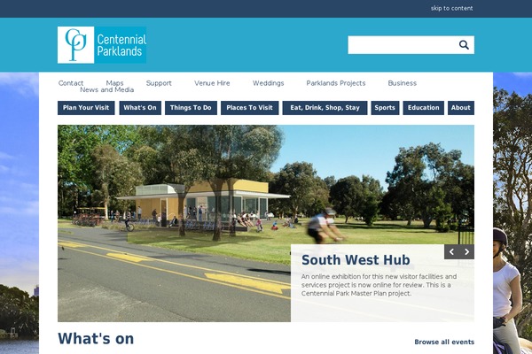 centennial theme websites examples