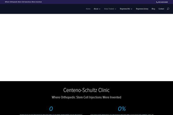 centenoschultz.com site used Divi-child-regenexx-network