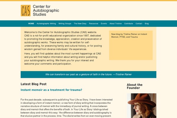 Cas theme site design template sample