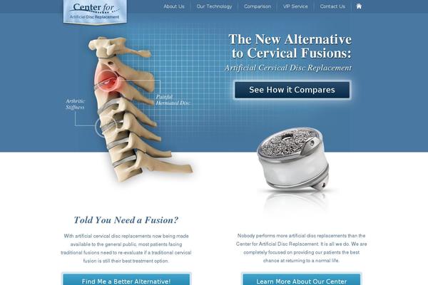 centerforartificialdiscreplacement.com site used Cadr