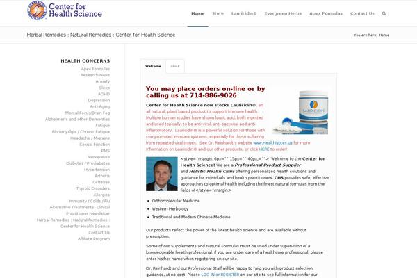 WordPress website example screenshot