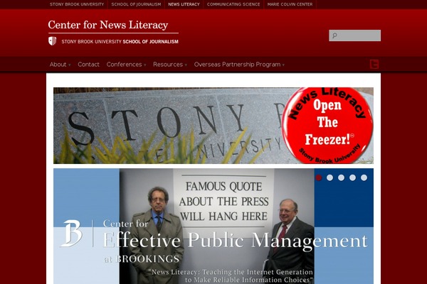 centerfornewsliteracy.org site used Sbujournalism