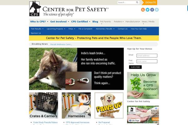 centerforpetsafety.org site used Cps-canvas