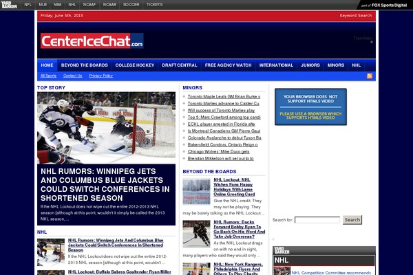 centericechat.com site used Playmaker5