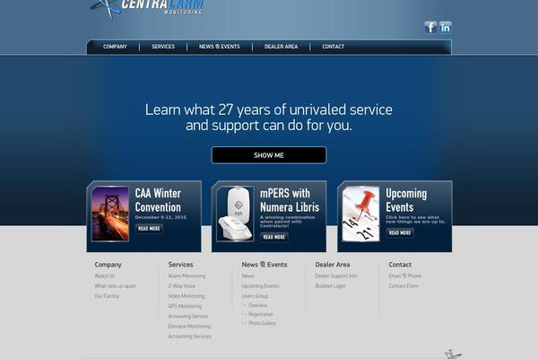 centra-larm.com site used Centralarm