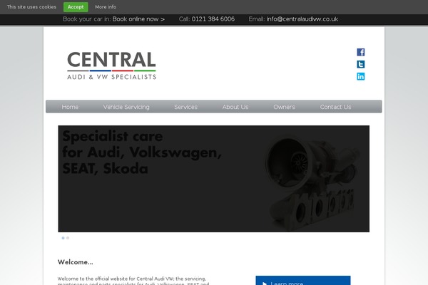 centralaudivw.co.uk site used Centralaudi