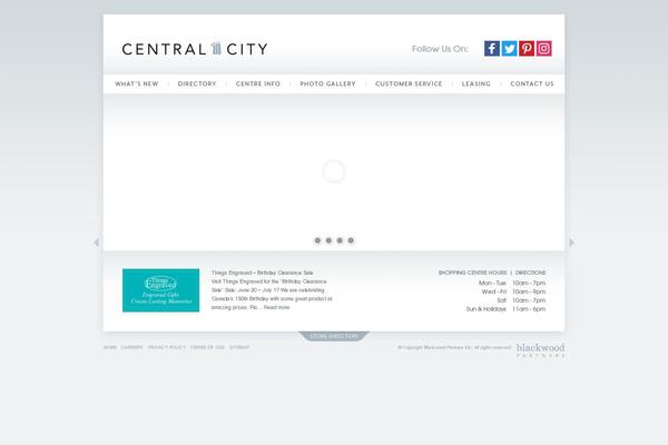 centralcity theme websites examples