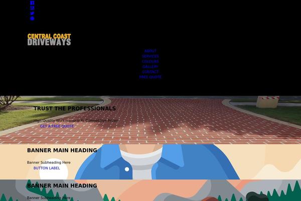 centralcoastdriveways.com.au site used Weaverwebteam-normal