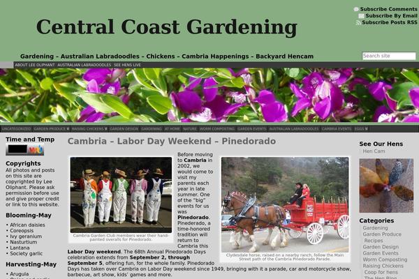 centralcoastgardening.com site used Writers Blogily