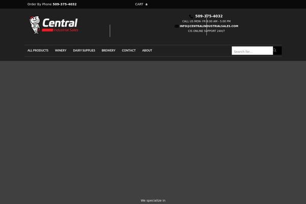 centralindustrialsales.com site used Cis-theme