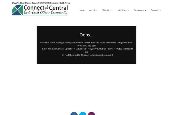 centralumcmonroe.org site used Eden