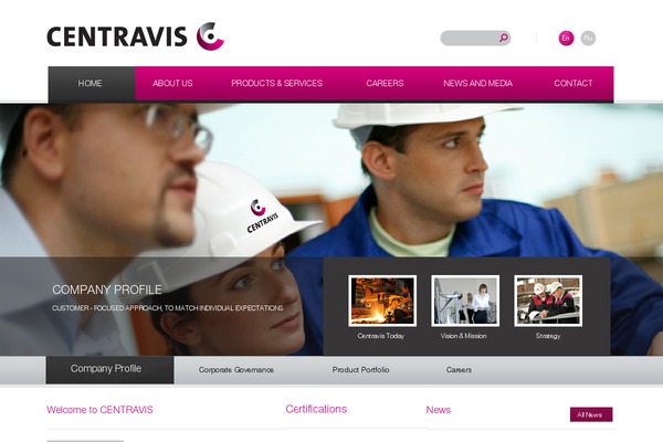 centravis.com site used Centravis