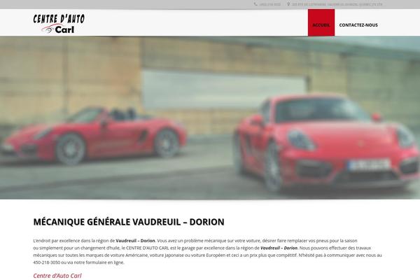 Automotive Child theme site design template sample