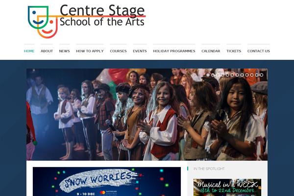 centre-stage.com site used Buntington-child