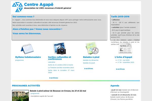 centreagape.fr site used Agape
