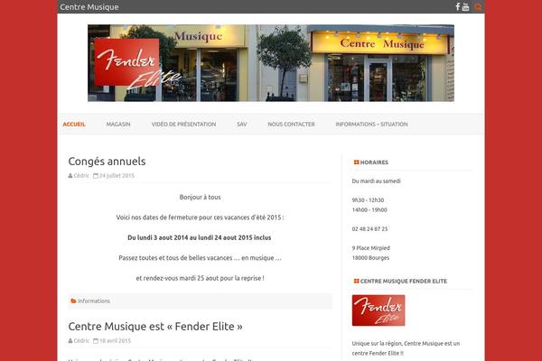 WordPress website example screenshot