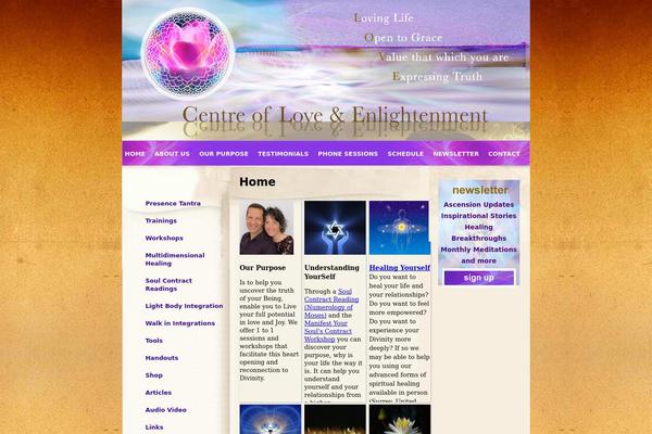 centreofloveandenlightenment.net site used Cle