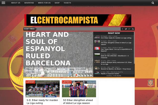 centrocampista.com site used Gameday