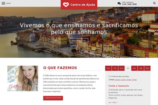 centrodeajuda theme websites examples