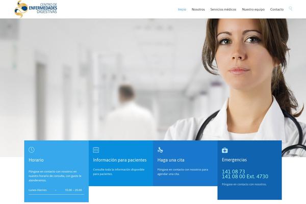 HealthCenter theme site design template sample