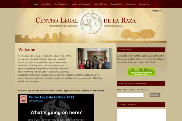 centrolegal.org site used Avada