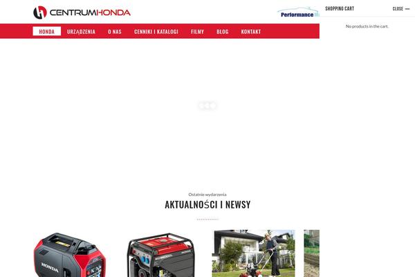 centrumhonda.pl site used Honda