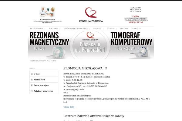 centrumzdrowia.com site used Czirtheme