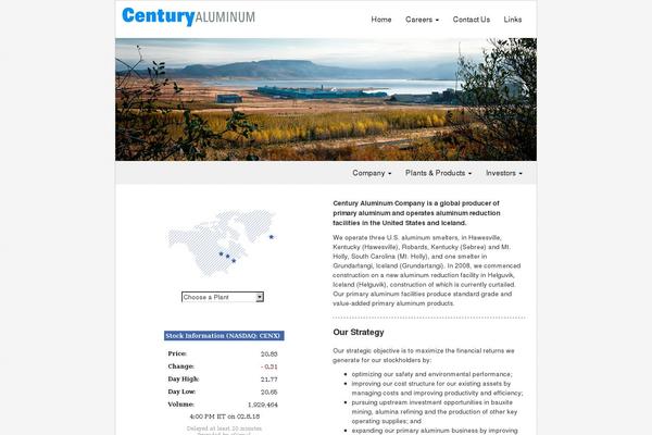 centuryaluminum.com site used Centuryaluminum