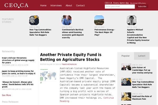 ceo WordPress theme, websites list used ceo theme ceo theme websites examples
